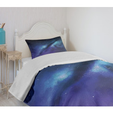 Milky Way Cosmos Inspired Bedspread Set