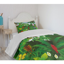 Lively Forest Trees Bedspread Set