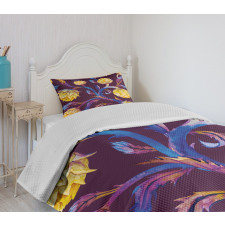 Vibrant Colored Vegan Bedspread Set