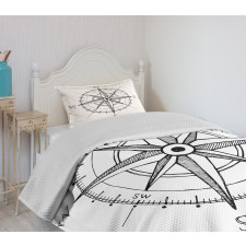 Windrose Directions Bedspread Set