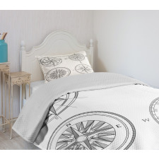 Seafaring Monochrome Bedspread Set