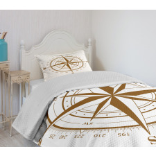 Brown Detailed Bedspread Set