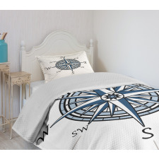 Sea Color Marine Design Bedspread Set