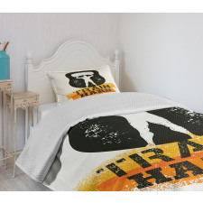 Aged Kettlebell Athlete Bedspread Set