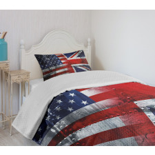 Alliance UK and USA Bedspread Set