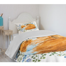 Sleeping Fox Watercolors Bedspread Set
