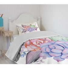 Romantic Summer Blossoms Bedspread Set
