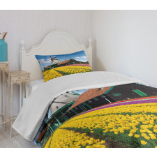 Dutch Tulips Country Bedspread Set