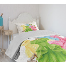 Girl Wardrobe Bedspread Set