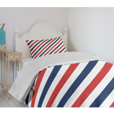 Diagonal Retro Bedspread Set