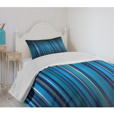 Vibrant Blue Bedspread Set