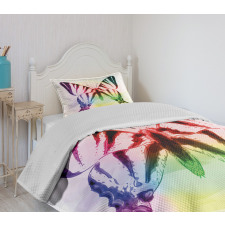 Butterfly Rainbow Bedspread Set