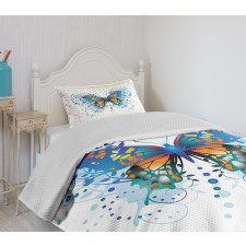 Curls Dots Bedspread Set