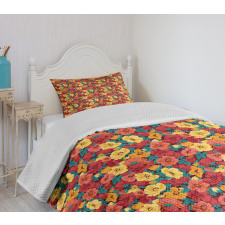 Retro Romantic Bedspread Set