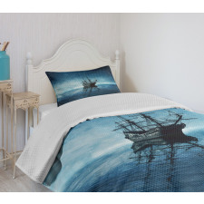 Night Sky Ocean Bedspread Set