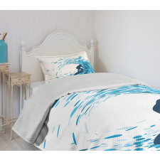 Huge Wave Athlete Bedspread Set