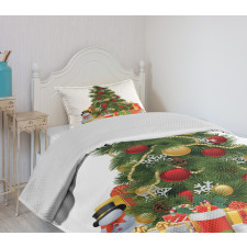 Christmas Tree Style Bedspread Set