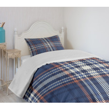 Abstract and Striped Bedspread Set