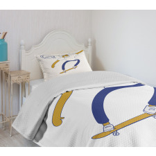 Cool Hipster Skater Urban Bedspread Set