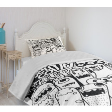 Welcoming Monster Bedspread Set