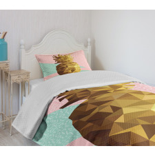 Poly Pineapple Summer Bedspread Set