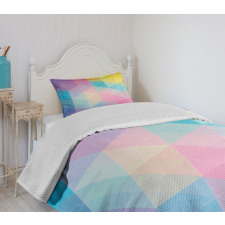 Triangles Dreamy Colors Bedspread Set