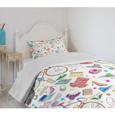 Urban Hipster Accessories Bedspread Set