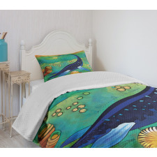Sea Creature Bedspread Set