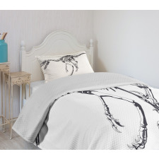 Skeleton Dead Predator Bedspread Set