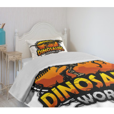 Dino World Scary Beast Bedspread Set