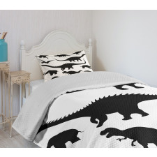 Silhouettes Predators Bedspread Set