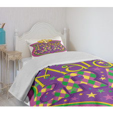 Fleur De Lis Blazon Bedspread Set