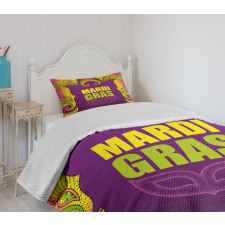 Lace Like Colorful Bedspread Set