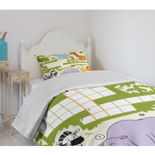 Wild Safari Bedspread Set