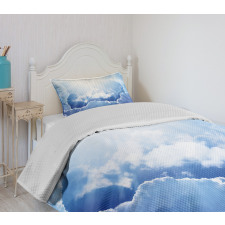 Ethereal Blue Sky Bedspread Set