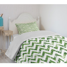 Chevron Motif Bedspread Set