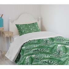 Watercolor Jungle Bedspread Set