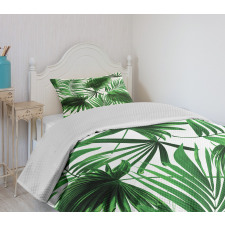 Vivid Leaves Growth Bedspread Set