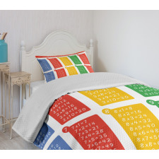 Colorful Classroom Bedspread Set