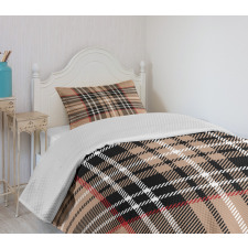 Classic British Plaid Bedspread Set