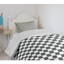 Classical Chessboard Bedspread Set