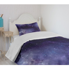 Sky Space Stars Gloomy Bedspread Set