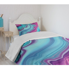 Abstract Color Formation Bedspread Set