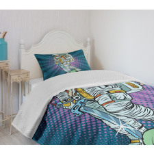 Galaxy Design Bedspread Set