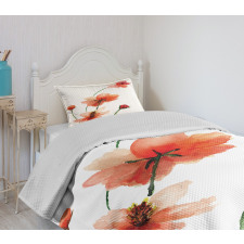 Colorful Wildflowers Bedspread Set