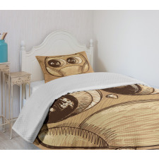 Owl Big Eyes Bedspread Set