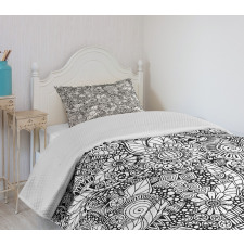 Floral Simple Nature Bedspread Set