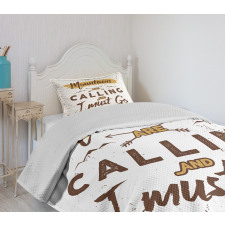 Call of the Mountains Bedspread Set
