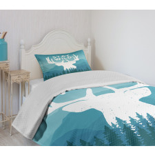 Scenic Wild Forest Bedspread Set