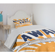 Airplane Sun Journey Bedspread Set